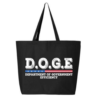 Doge D.O.G.E. Department Of Government Efficiency 25L Jumbo Tote