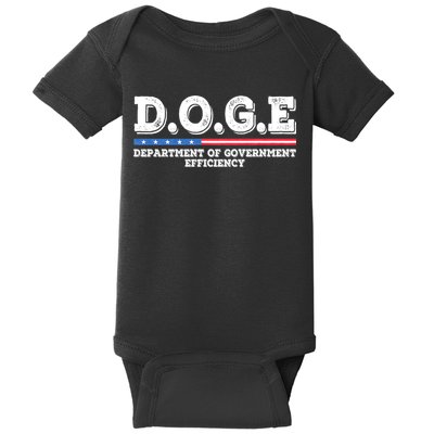 Doge D.O.G.E. Department Of Government Efficiency Baby Bodysuit