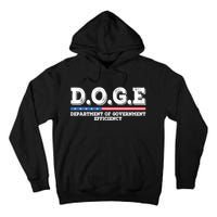 Doge D.O.G.E. Department Of Government Efficiency Tall Hoodie