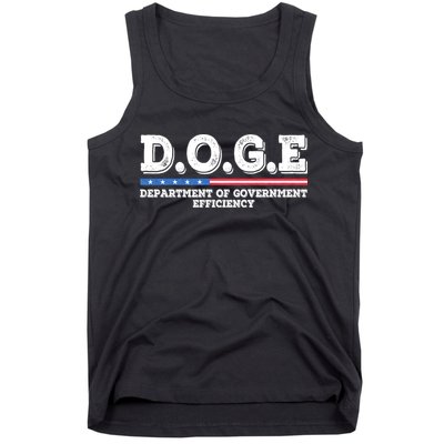 Doge D.O.G.E. Department Of Government Efficiency Tank Top