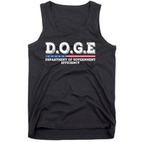 Doge D.O.G.E. Department Of Government Efficiency Tank Top