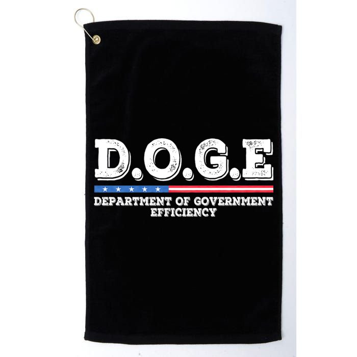 Doge D.O.G.E. Department Of Government Efficiency Golf Towel