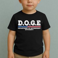 Doge D.O.G.E. Department Of Government Efficiency Toddler T-Shirt