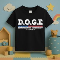 Doge D.O.G.E. Department Of Government Efficiency Toddler T-Shirt