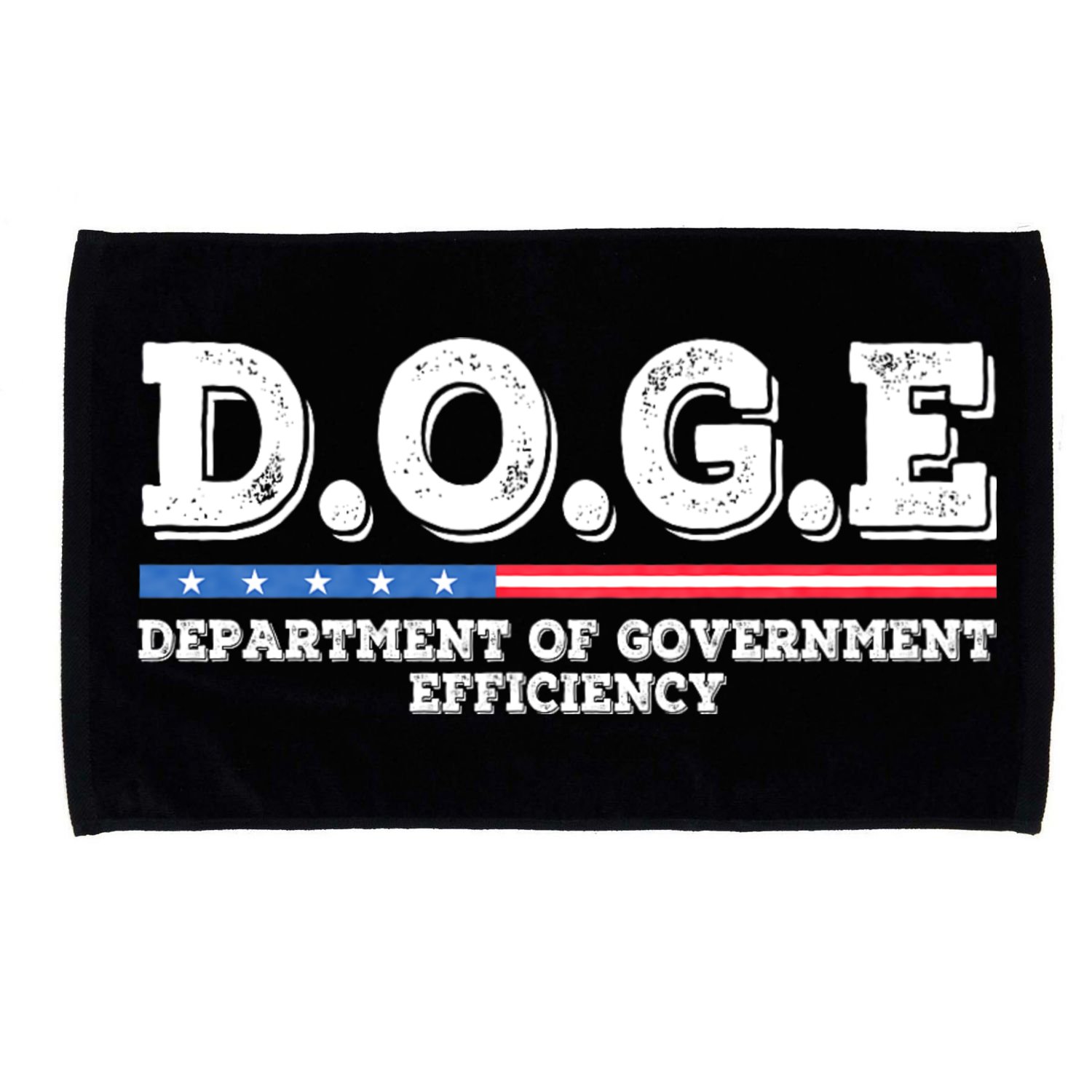Doge D.O.G.E. Department Of Government Efficiency Microfiber Hand Towel