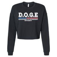 Doge D.O.G.E. Department Of Government Efficiency Cropped Pullover Crew