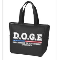 Doge D.O.G.E. Department Of Government Efficiency Zip Tote Bag