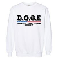 Doge D.O.G.E. Department Of Government Efficiency Garment-Dyed Sweatshirt