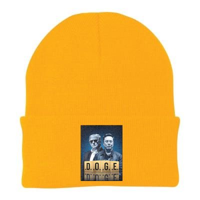 D.O.G.E Doge Department Of Government Efficiency Knit Cap Winter Beanie