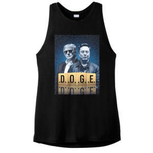 D.O.G.E Doge Department Of Government Efficiency Ladies PosiCharge Tri-Blend Wicking Tank