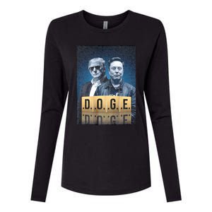 D.O.G.E Doge Department Of Government Efficiency Womens Cotton Relaxed Long Sleeve T-Shirt