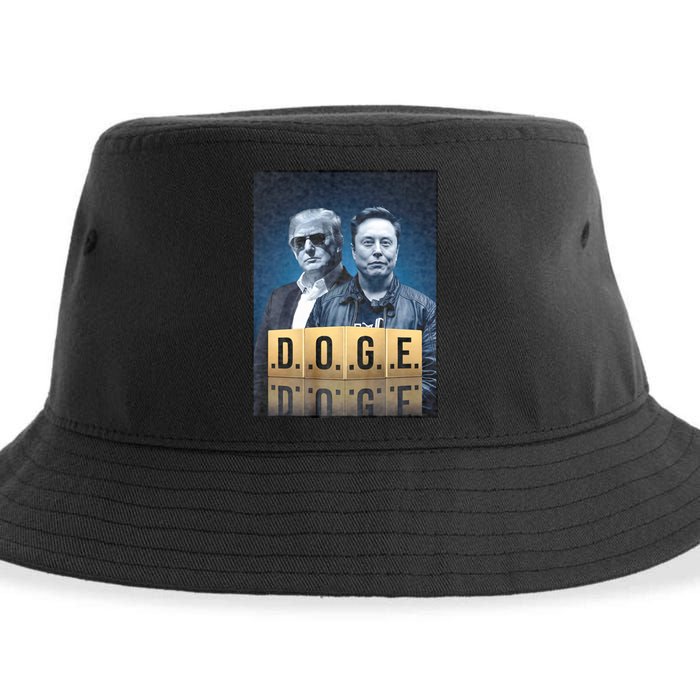 D.O.G.E Doge Department Of Government Efficiency Sustainable Bucket Hat