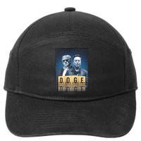 D.O.G.E Doge Department Of Government Efficiency 7-Panel Snapback Hat