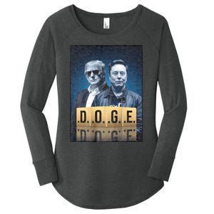 D.O.G.E Doge Department Of Government Efficiency Women's Perfect Tri Tunic Long Sleeve Shirt