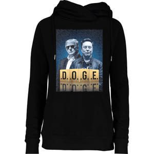 D.O.G.E Doge Department Of Government Efficiency Womens Funnel Neck Pullover Hood