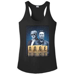 D.O.G.E Doge Department Of Government Efficiency Ladies PosiCharge Competitor Racerback Tank