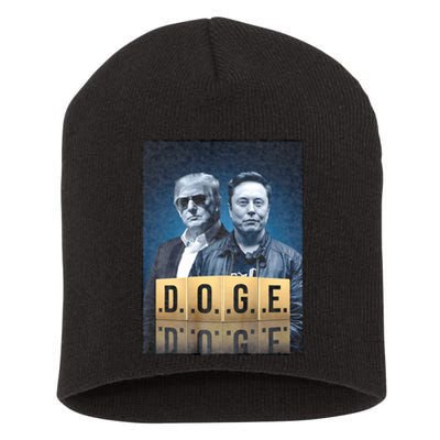 D.O.G.E Doge Department Of Government Efficiency Short Acrylic Beanie