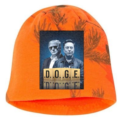 D.O.G.E Doge Department Of Government Efficiency Kati - Camo Knit Beanie