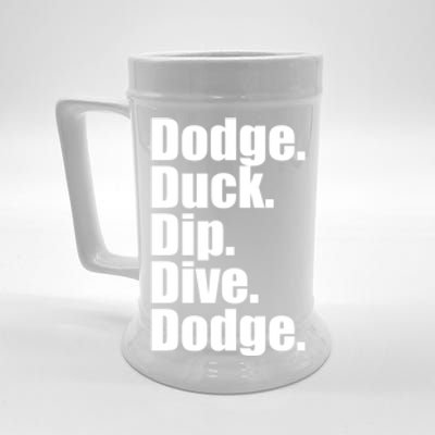 Dodgeball Dodge Duck Dip Dive Dodge Beer Stein