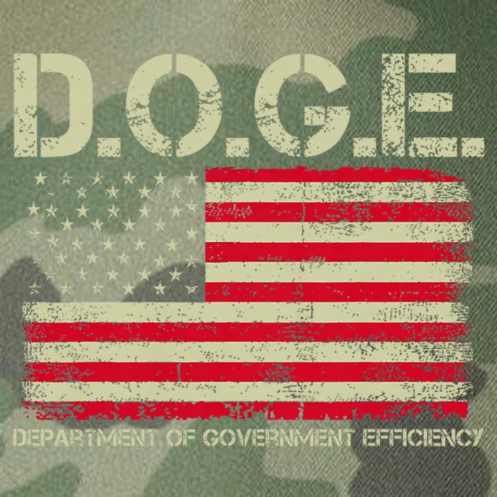 D.O.G.E Doge Department Of Government Efficiency On Back Legacy Tie Dye Trucker Hat