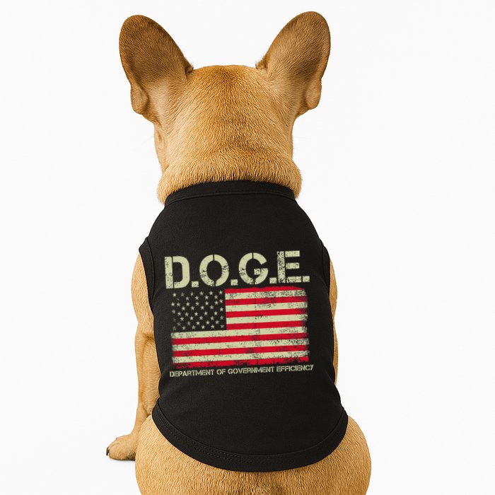 D.O.G.E Doge Department Of Government Efficiency On Back Doggie Tank