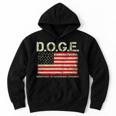 D.O.G.E Doge Department Of Government Efficiency On Back Hoodie