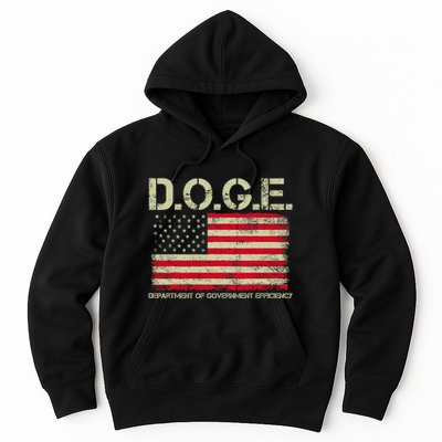 D.O.G.E Doge Department Of Government Efficiency On Back Hoodie