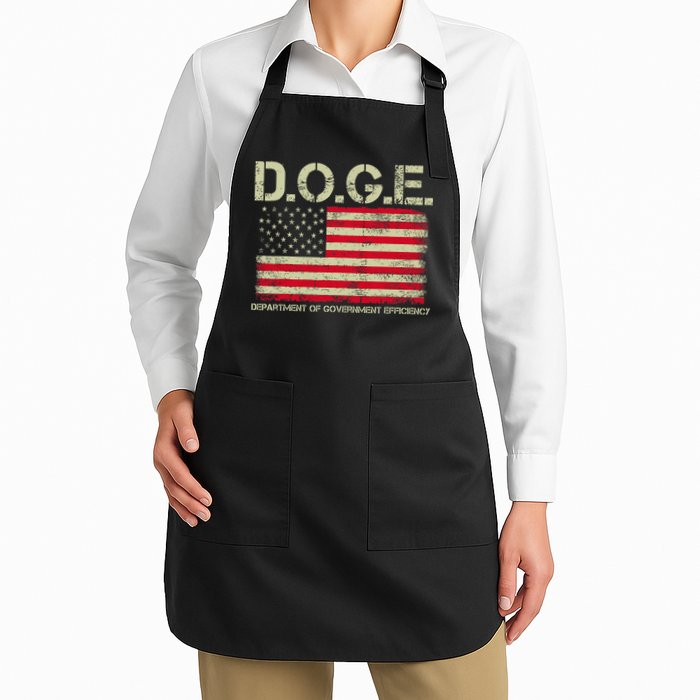 D.O.G.E Doge Department Of Government Efficiency On Back Apron