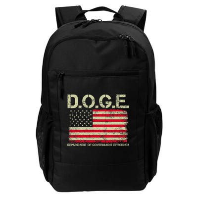 D.O.G.E Doge Department Of Government Efficiency On Back Backpack
