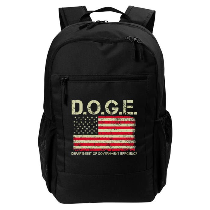 D.O.G.E Doge Department Of Government Efficiency On Back Backpack