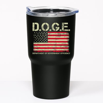D.O.G.E Doge Department Of Government Efficiency On Back Tumbler