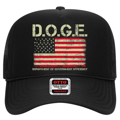 D.O.G.E Doge Department Of Government Efficiency On Back Trucker Hat