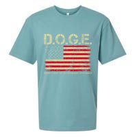 D.O.G.E Doge Department Of Government Efficiency On Back Sueded Cloud Jersey T-Shirt