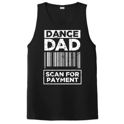 Dance Dad Distressed Scan For Payment Parents Adult Fun PosiCharge Competitor Tank