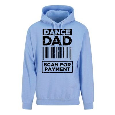 Dance Dad Distressed Scan For Payment Parents Adult Fun Unisex Surf Hoodie