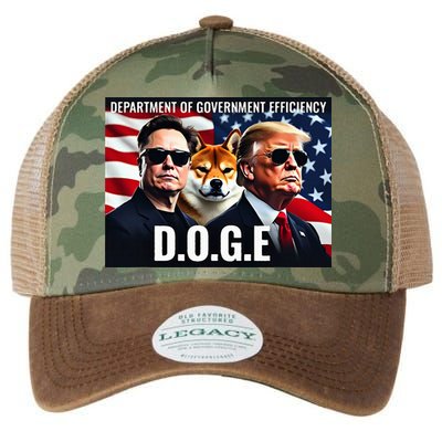 D.O.G.E Doge Department Of Government Efficiency Legacy Tie Dye Trucker Hat