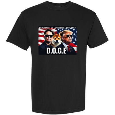 D.O.G.E Doge Department Of Government Efficiency Garment-Dyed Heavyweight T-Shirt