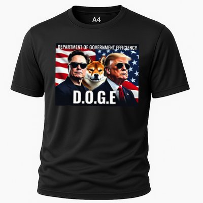 D.O.G.E Doge Department Of Government Efficiency Performance Shirt