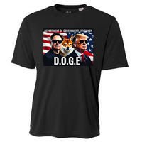 D.O.G.E Doge Department Of Government Efficiency Cooling Performance Crew T-Shirt