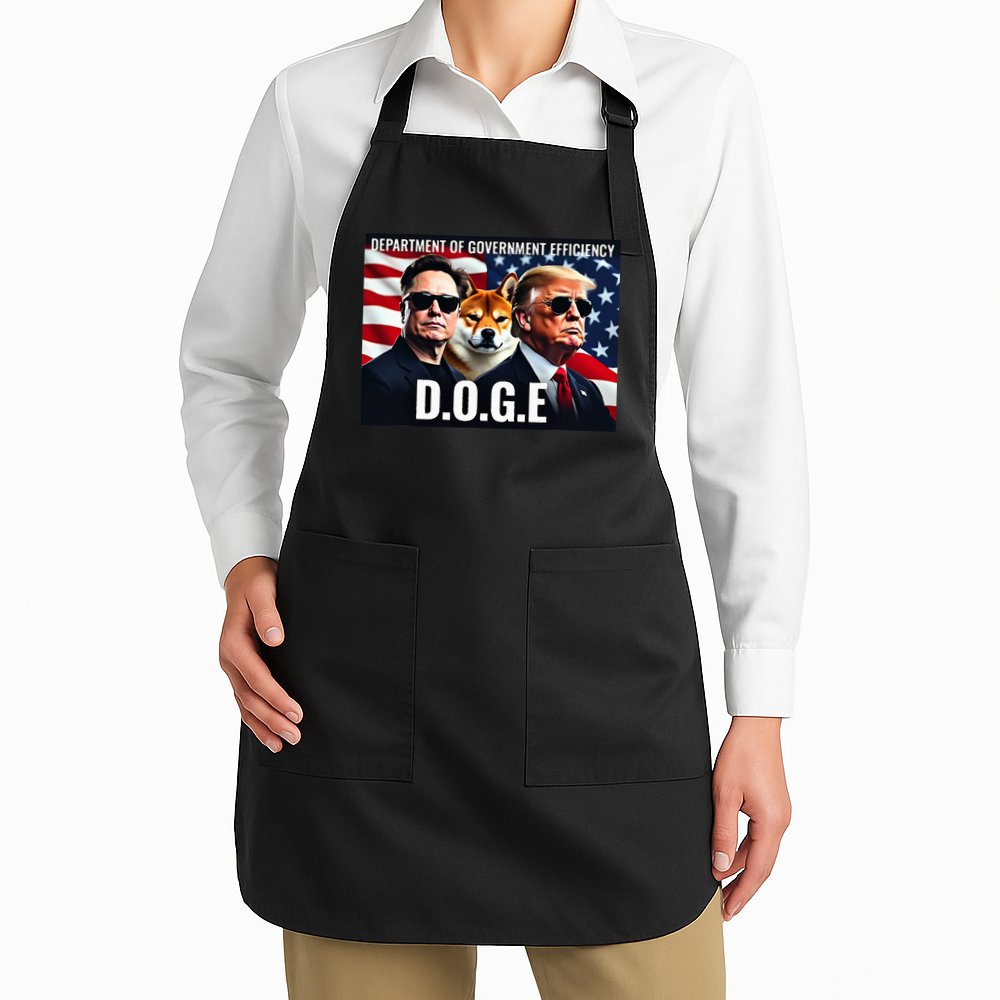 D.O.G.E Doge Department Of Government Efficiency Apron