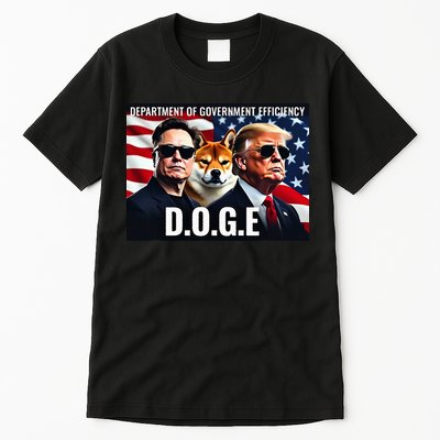 D.O.G.E Doge Department Of Government Efficiency Tall T-Shirt