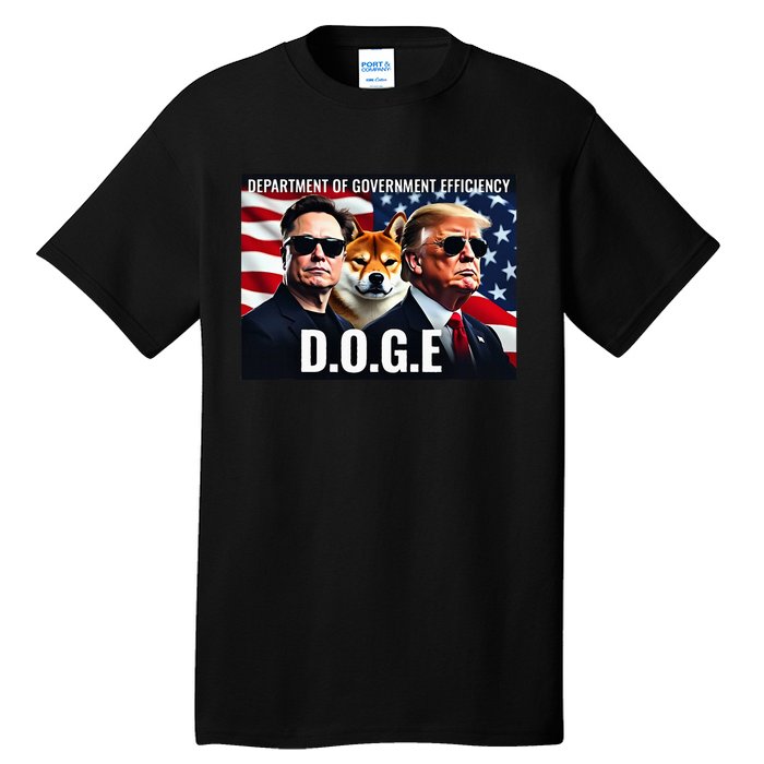 D.O.G.E Doge Department Of Government Efficiency Tall T-Shirt