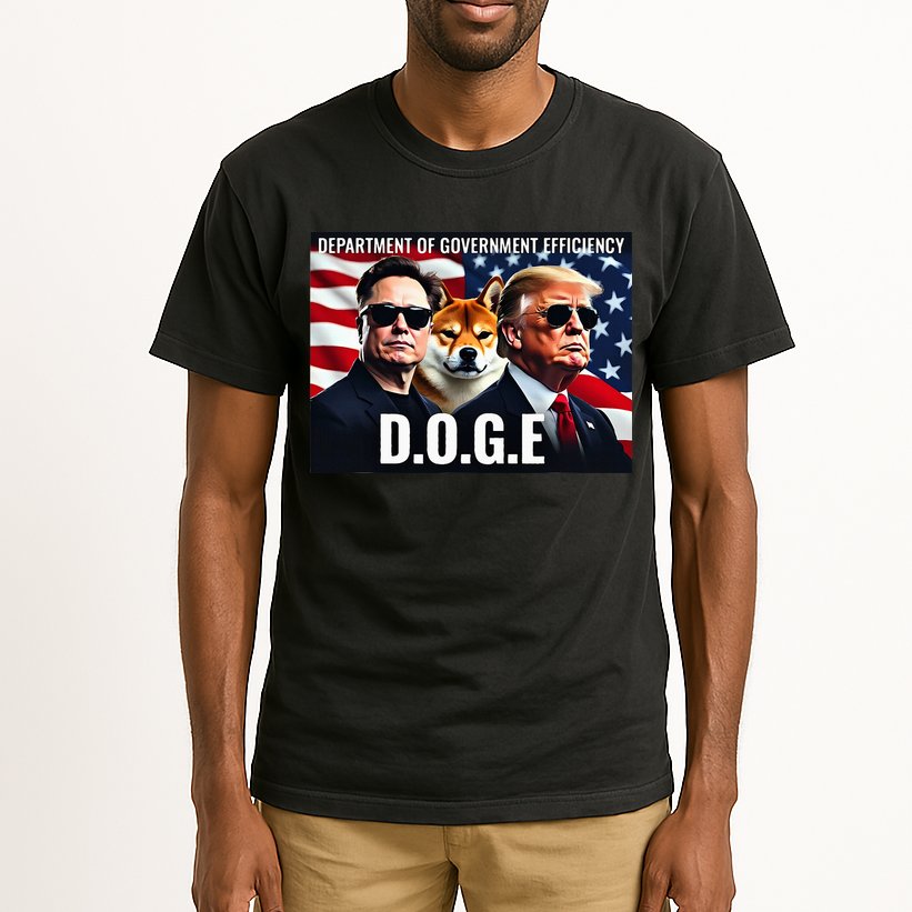 D.O.G.E Doge Department Of Government Efficiency Tall T-Shirt