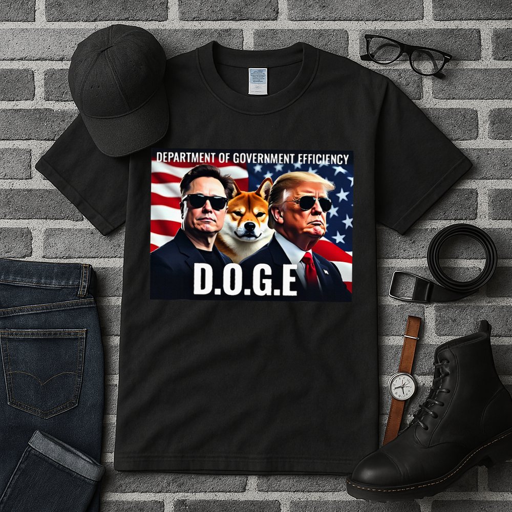 D.O.G.E Doge Department Of Government Efficiency Tall T-Shirt
