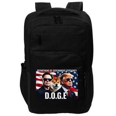 D.O.G.E Doge Department Of Government Efficiency Impact Tech Backpack