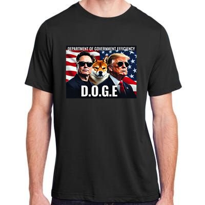 D.O.G.E Doge Department Of Government Efficiency Adult ChromaSoft Performance T-Shirt