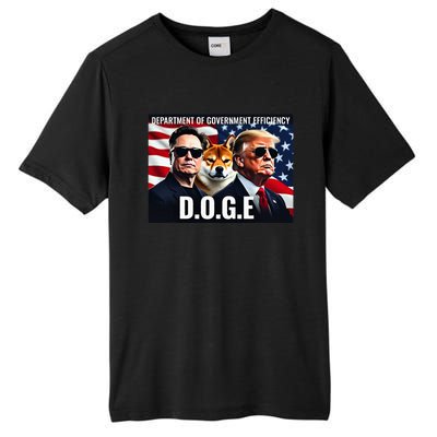 D.O.G.E Doge Department Of Government Efficiency Tall Fusion ChromaSoft Performance T-Shirt