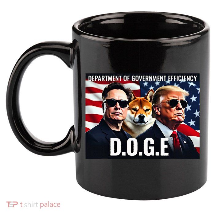 D.O.G.E Doge Department Of Government Efficiency 11oz C Handle Ceramic Mug