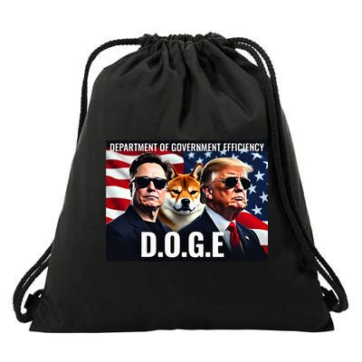 D.O.G.E Doge Department Of Government Efficiency Drawstring Bag