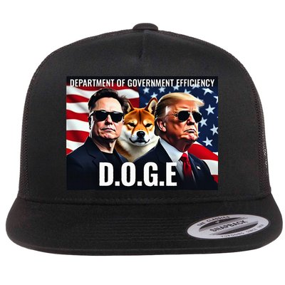 D.O.G.E Doge Department Of Government Efficiency Flatbill Hat